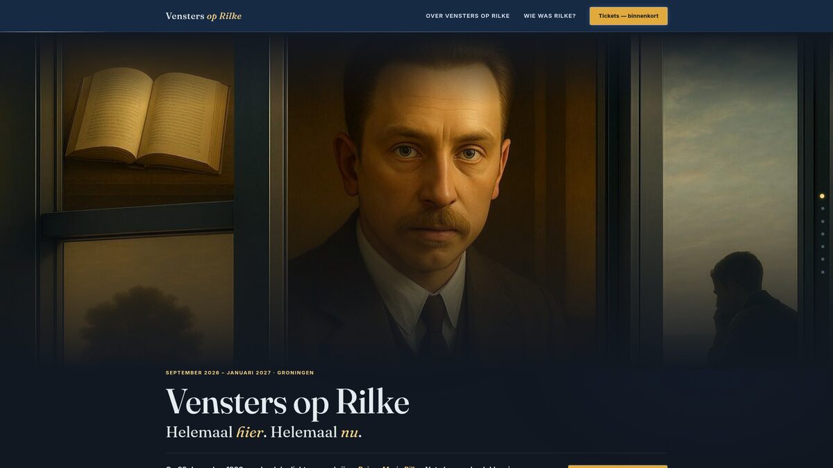 Vensters op Rilke